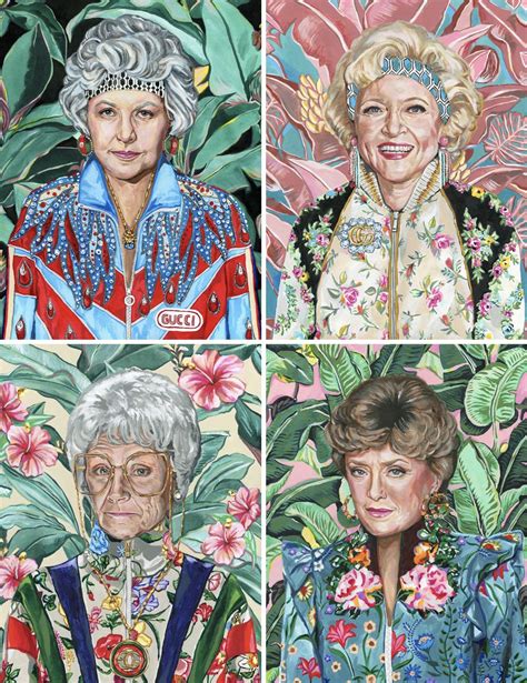 betty white in gucci painting|Gucci wall art.